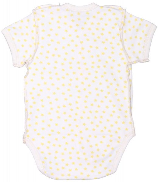 Боди Bambinelli с коротким рукавом желтая звездочка р.68 белый с рисунком 