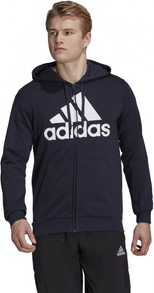 Джемпер Adidas M BL FT FZ HD GK9045 р. L синій