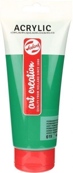 Фарба акрилова (619) Перманентний зелений темний 200 мл Talens Art Creation Royal Talens