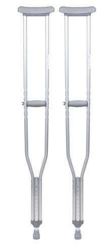 Милиця пахвова Dr.Life 10021 алюміній (пара) H = 94-114 см