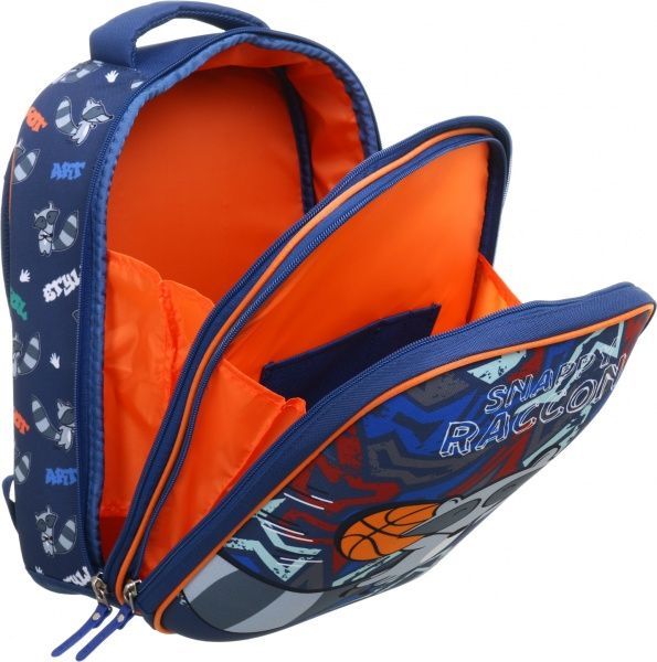 Ранец школьный Bagland Turtle Littel Raccon Jump синий суб.1038 (13470)