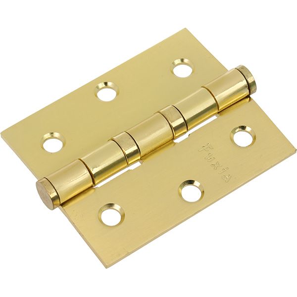 Петля универсальная Fuxia 75x31x2,5 мм матовая латунь 1 шт