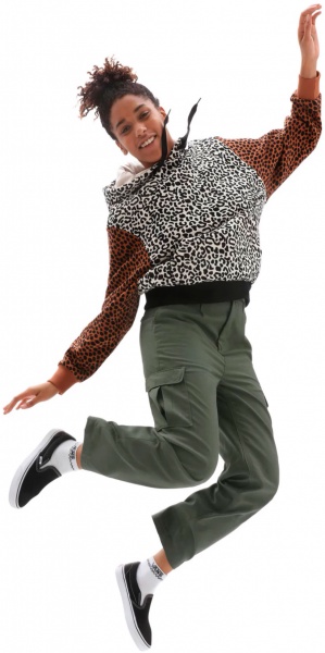 Джемпер Vans WILD PATCHWORK HOODIE VN0A5JHDZ0G1 р. M бежевый