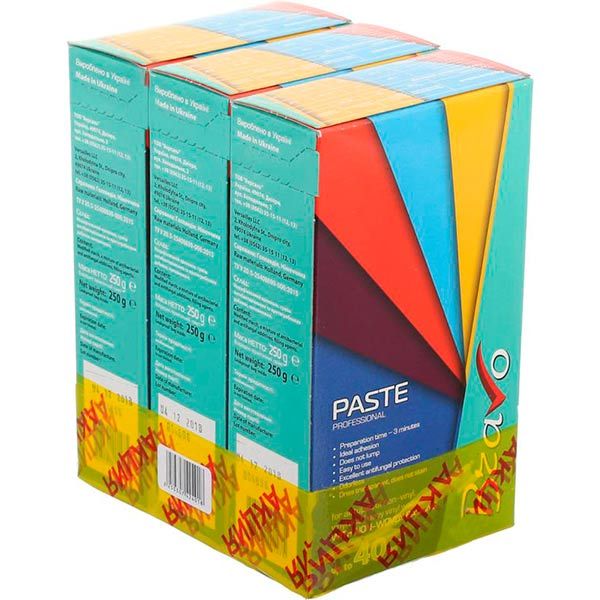 Клей для обоев Bravo профессиональный для виниловых обоев на флизелиновой основе 250 г 2+1