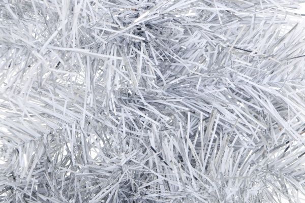 Вінок різдвяний сріблясто-білий d400 мм 