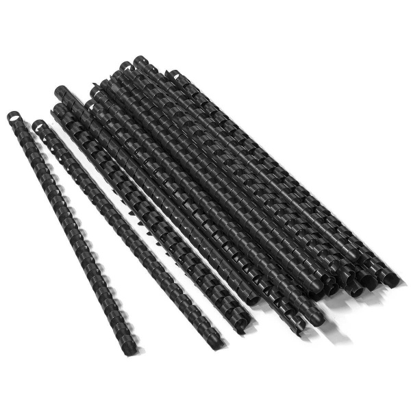 Пружина для брошюрования Agent 10 мм черные 100 шт. 