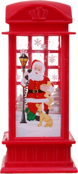 Фонарь декоративный телефонная будка XFD-3132 светодиодная (LED) 11 см 