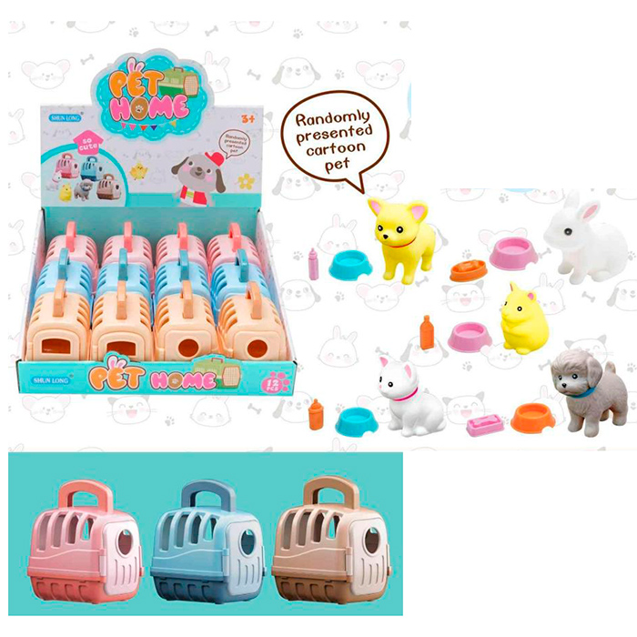 Игровой набор Metr+ переноска для животных с фигуркой FG231115046Q