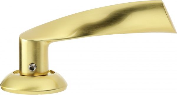 Ручка на розетці RDA 59012 Bravo полірована латунь/матова латунь