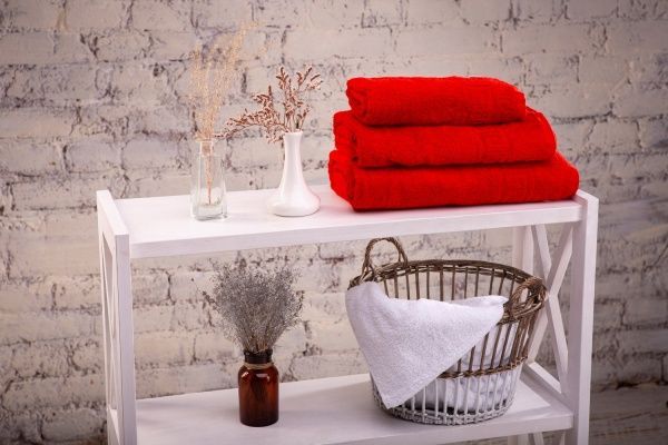 Полотенце махровое High risk 0711-007 40x70 см красный Рашід 