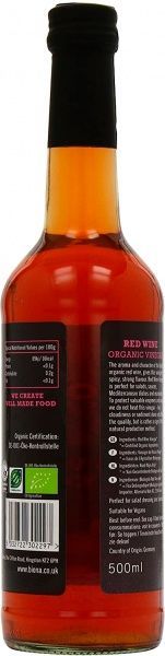Оцет BIONA ORGANIC винний червоний (8000019290134) 500 мл