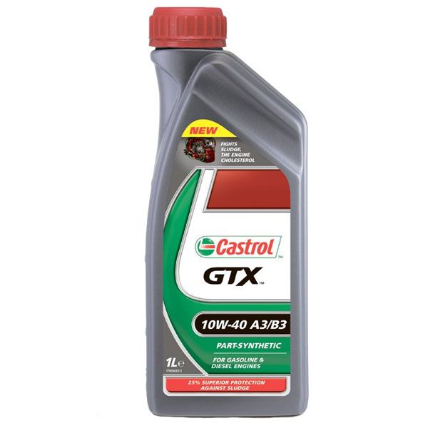 Моторное масло Castrol GTX 10W-40 1 л