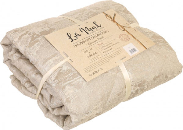 Покрывало Style 707 ромб 240x260 см La Nuit серый 