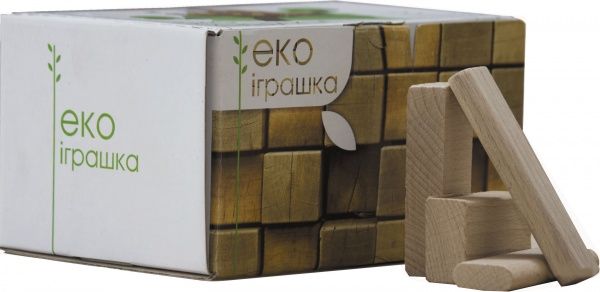 Кубики ArinWOOD Маленький будівельник 01-013