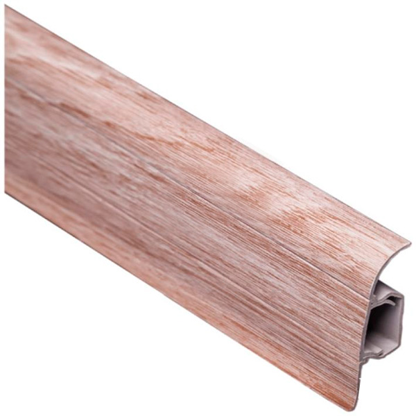 Плінтус ПВХ TIS дуб світлий 18х56х2500 мм 