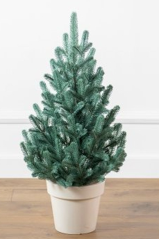 Искусственная елка Венская 0,7 м в горшке (4829225130073) голубой