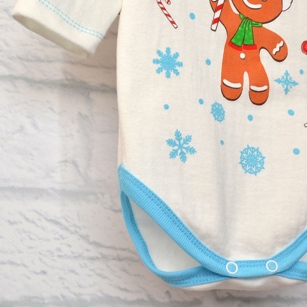 Боді унісекс Blanka Різдво р.68 білий 12809 