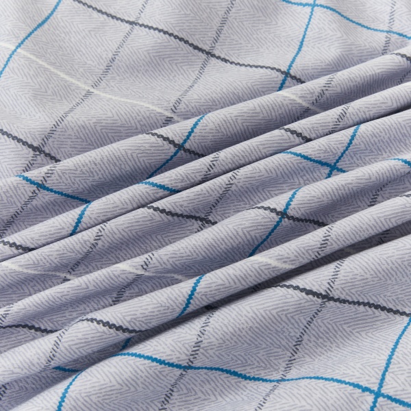 Комплект постільної білизни Mesetas 1,5 сірий із малюнком La Nuit 