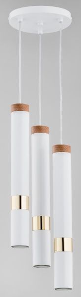 Люстра підвісна ALFA Parma 3x20 Вт G9 білий/золото 62103 