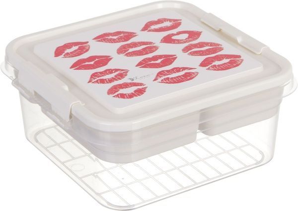 Органайзер Fashion kiss 25х26х11 см білий із червоним 