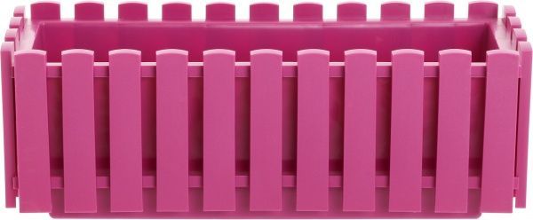 Ящик балконний Plastkon Fency прямокутний 6,2л фуксія 