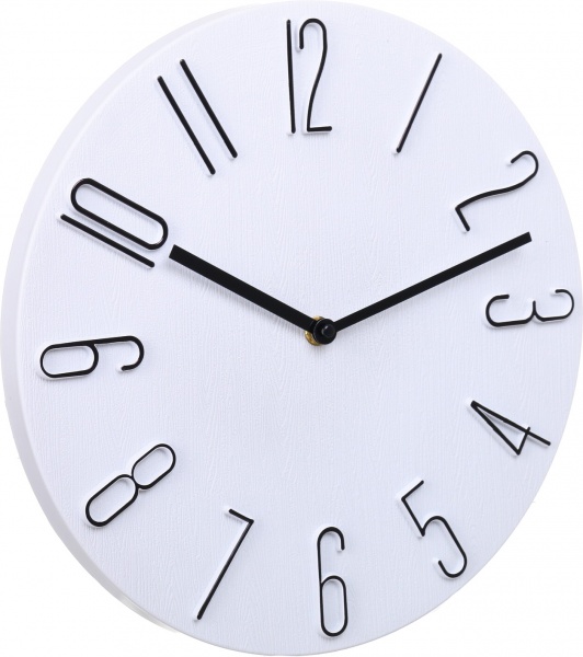 Часы настенные Freedom 30х30х4,2 см (WSH-0440) белый
