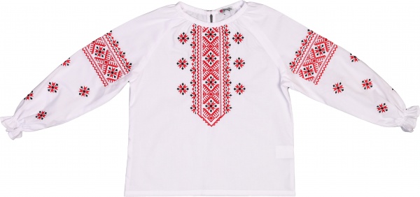 Вишиванка для дівчаток Едельвіка р.152 білий 360-21/09 