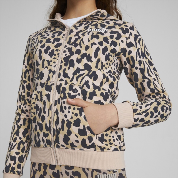 Джемпер Puma ALPHA AOP FULL-ZIP HOODIE FL G 67021847 р. 164 разноцветный