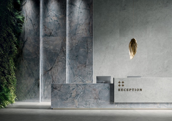 Плитка Ceramika Paradyz Monet Blue Rekt. Poler 120x280 