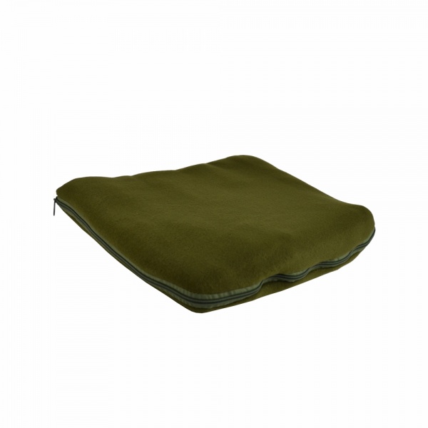 Плед-подушка флисовый Mild 150x180 см хаки Bergamo 