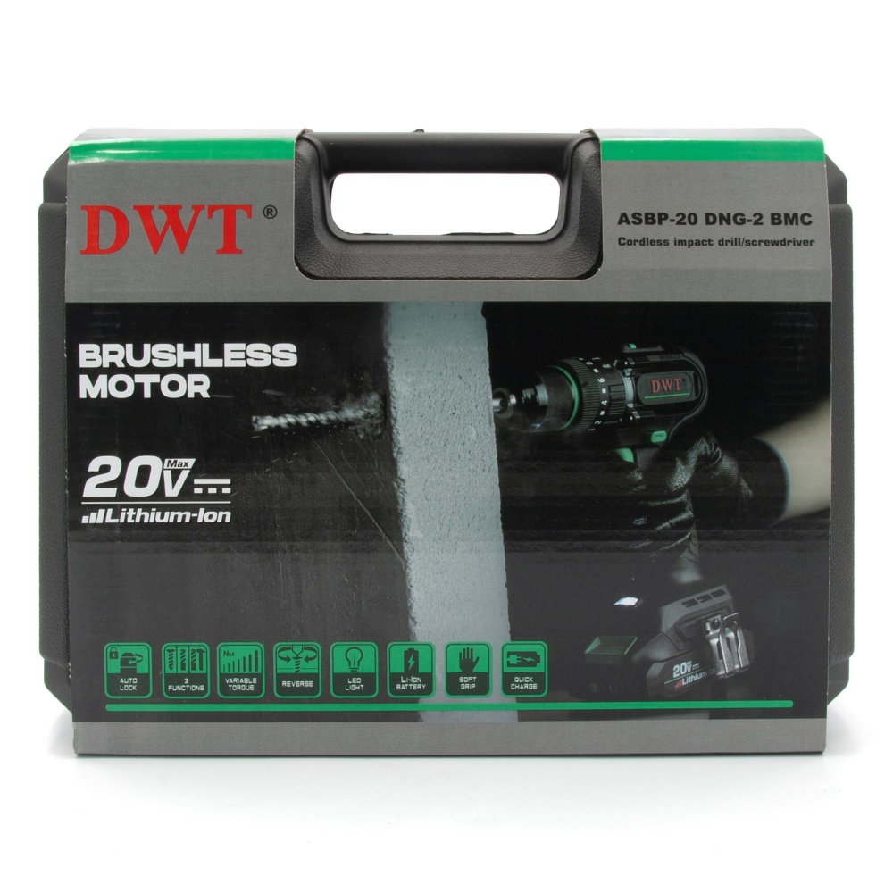 Шуруповерт ударний акумуляторний DWT ASBP-20 DNG-2 BMC