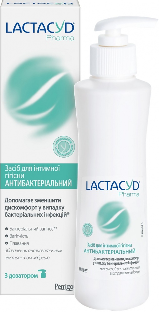 Гель для интимной гигиены Lactacyd Антибактериальный 250 мл