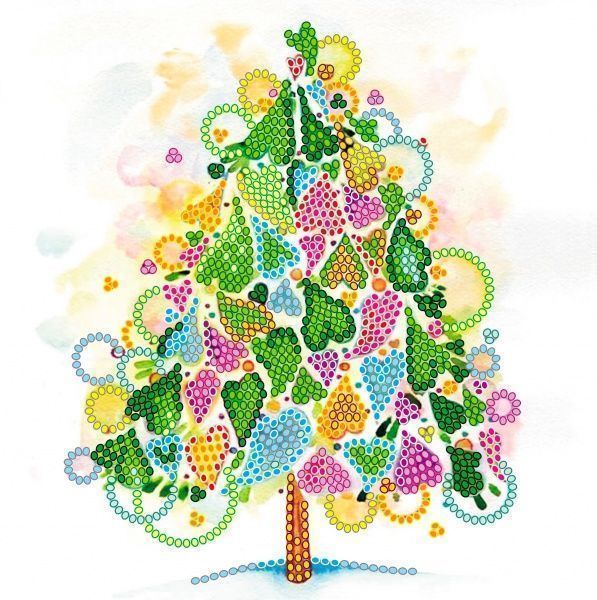 Набор для вышивания бисером Сердце праздника 150х150 мм Абрис Арт