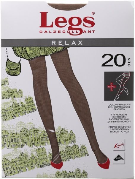 Колготки женские Legs 300 RELAX 20 den sabbia р. 3 песочный 