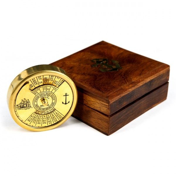 Календар металевий на 100 років у скриньці 2451А