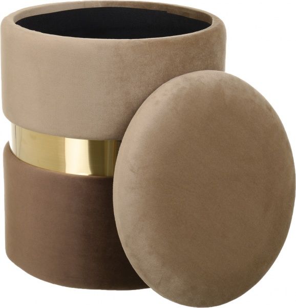 Сундук-пуф Bernard 31,5х31,5х38 см коричневый 