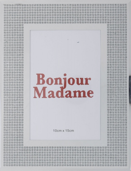 Рамка для фото Madame 1 фото 10x15 см серебряный 