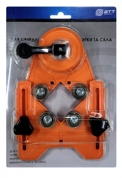 Кондуктор для свердління скла та кераміки A.T.T. 4-83 мм