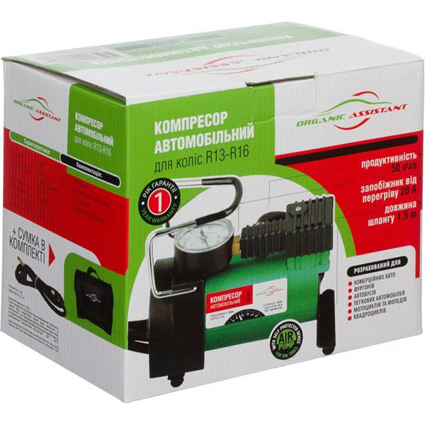Компрессор автомобильный Organic Assistant AC 102-2