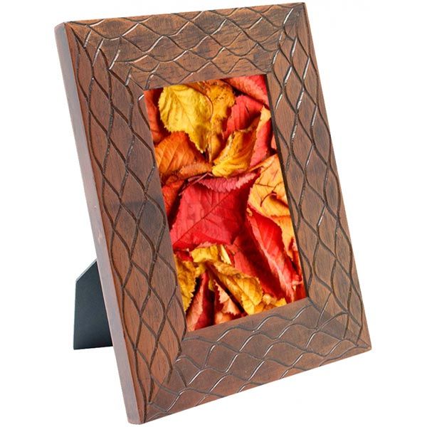 Фоторамка Вишня деревянная 21.8x16.7 см