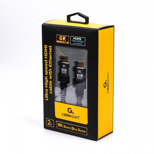 Кабель Cablexpert HDMI V.2.1 3 м сірий (CCB-HDMI8K-3M) 