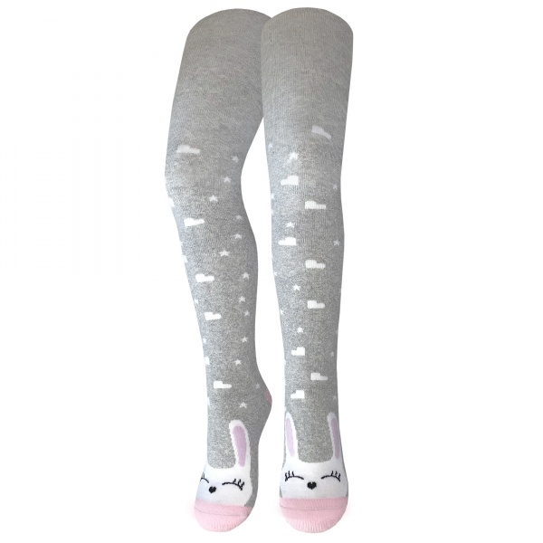 Колготки детские унисекс Легка хода махровые 8228 р.104-112 серый меланж 