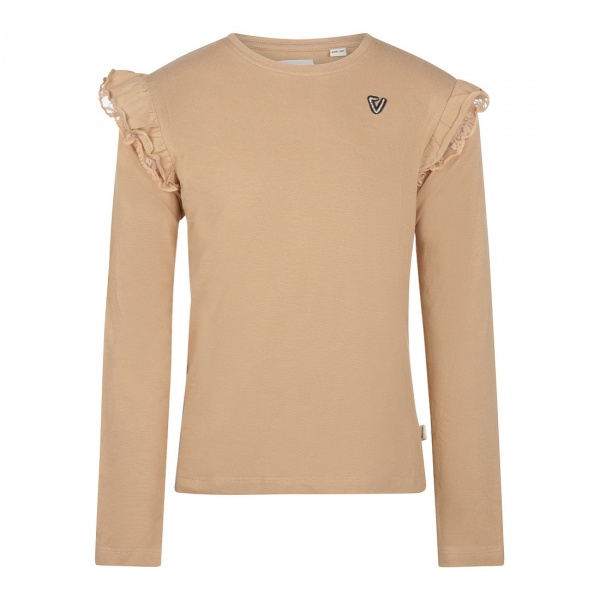 Реглан для девочки NWM с воланами р.158 бежевый U44013-1 