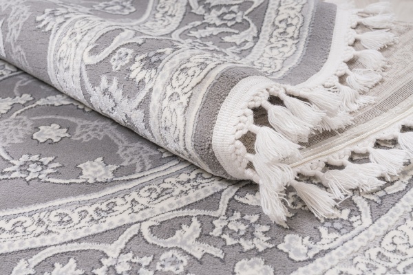 Килим Art Carpet BONO 138 P56 gray О 240x340 см 