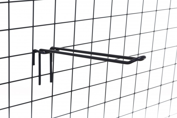 Крючок на сетку двойной 200 мм 10 шт. графит Альтерн Array