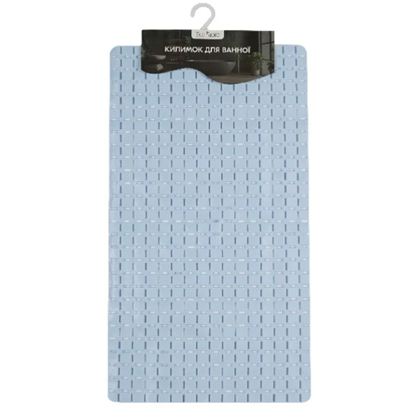 Коврик для ванной Eco Fabric Мозаика 69x38 см голубой 6938-003