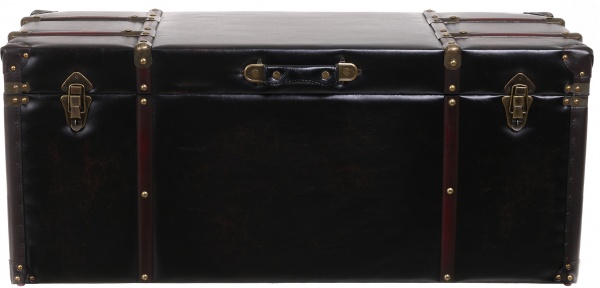 Скриня-пуф CHESTERFIELDS M 92x36.5x39 см темно-коричневий 