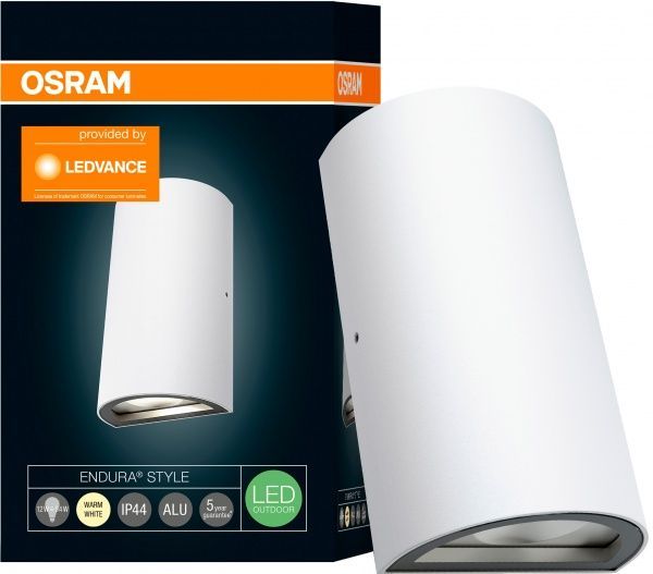 Подсветка для фасадов и ступенек Osram Up/Down 3000 K IP44 LED 12 Вт белый 