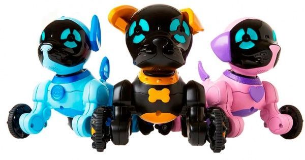 Игрушка интерактивная Wow Wee маленький щенок Чип черный