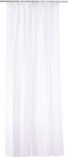Тюль Вуаль вальс/біла смужка 300х280 см